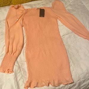 Coral dress!!